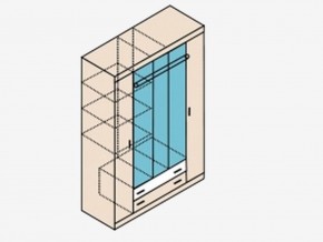 НИКА Н13 Шкаф для одежды в Лесном - lesnoy.ok-mebel.com | фото 5