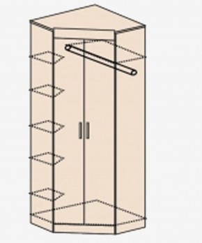 НИКА Н5 Шкаф угловой без зеркала в Лесном - lesnoy.ok-mebel.com | фото 3