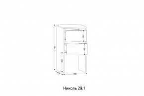 НИКОЛЬ 25 Шкаф 5-ти створчатый в Лесном - lesnoy.ok-mebel.com | фото 7