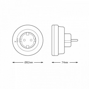 Ночник Gauss  NS002 в Лесном - lesnoy.ok-mebel.com | фото 3