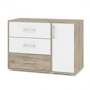 ОЛИВИЯ О63 Комод (дуб серый/белый) в Лесном - lesnoy.ok-mebel.com | фото