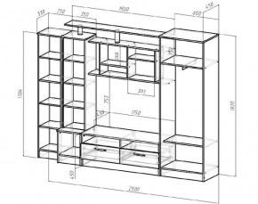 ОСКАР Гостиная (ЯШТ/ЯШС) в Лесном - lesnoy.ok-mebel.com | фото 2