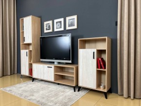 ОСКАР TRIO Гостиная (дуб золотой/сосна белая loft) в Лесном - lesnoy.ok-mebel.com | фото 3