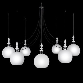 Подвесная люстра 33 идеи S37WH PND182.07.17CH.003BL-S37WH в Лесном - lesnoy.ok-mebel.com | фото 4