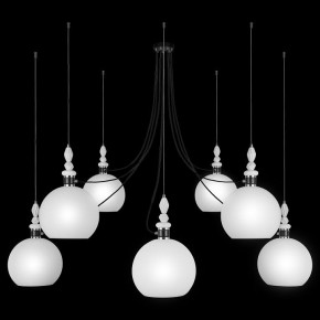 Подвесная люстра 33 идеи S37WH PND182.07.17CH.003BL-S37WH в Лесном - lesnoy.ok-mebel.com | фото 6