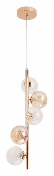 Подвесная люстра Arte Lamp Etereo A5261SP-5GO в Лесном - lesnoy.ok-mebel.com | фото 2