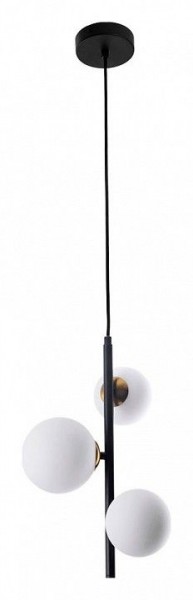 Подвесная люстра Arte Lamp Gemini A2243SP-3BK в Лесном - lesnoy.ok-mebel.com | фото 2
