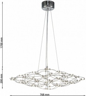 Подвесная люстра Favourite Thinner 4305-8P в Лесном - lesnoy.ok-mebel.com | фото 5