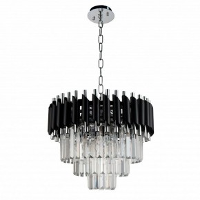 Подвесная люстра Natali Kovaltseva Darian DARIAN 76017/5C CHROME BLACK в Лесном - lesnoy.ok-mebel.com | фото 2