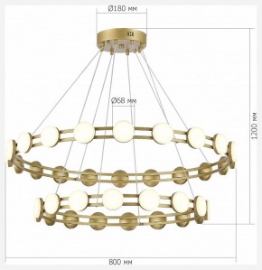 Подвесная люстра ST-Luce MONRO SL6610.203.36 в Лесном - lesnoy.ok-mebel.com | фото 4