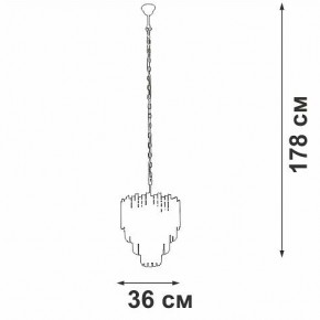 Подвесная люстра Vitaluce V58470 V58470-8/5 в Лесном - lesnoy.ok-mebel.com | фото 4