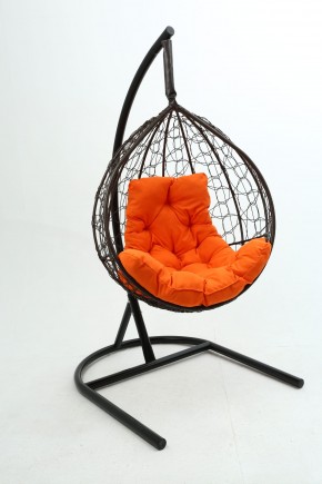 Подвесное кресло Бароло (коричневый/оранжевый) в Лесном - lesnoy.ok-mebel.com | фото