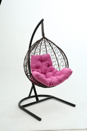 Подвесное кресло Бароло (коричневый/розовый) в Лесном - lesnoy.ok-mebel.com | фото