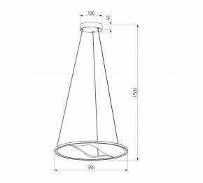 Подвесной светильник Eurosvet Occhio 40027/1 LED серый в Лесном - lesnoy.ok-mebel.com | фото 5