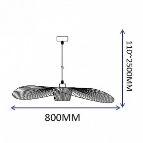 Подвесной светильник Imperiumloft HAT Black ﻿HAT01 в Лесном - lesnoy.ok-mebel.com | фото 3
