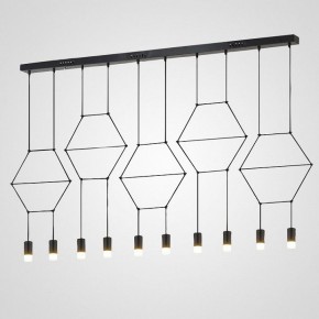 Подвесной светильник Imperiumloft Via Wireflow polyhedral Via01 в Лесном - lesnoy.ok-mebel.com | фото