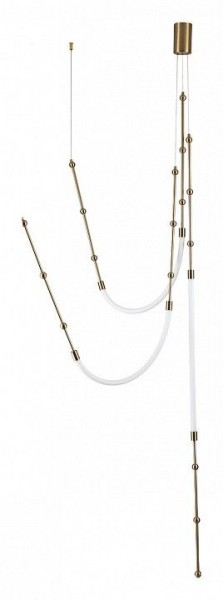 Подвесной светильник Indigo Corda 14010/3P Brass в Лесном - lesnoy.ok-mebel.com | фото