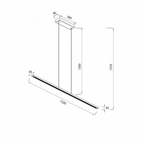 Подвесной светильник Mantra Lineal 8954 в Лесном - lesnoy.ok-mebel.com | фото 3