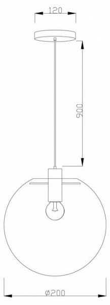Подвесной светильник Moderli Aurora V11538-1P в Лесном - lesnoy.ok-mebel.com | фото 3