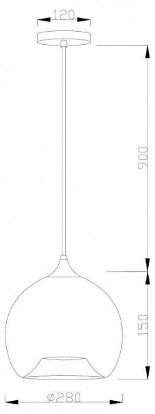 Подвесной светильник Moderli Laura V11529-1P в Лесном - lesnoy.ok-mebel.com | фото 6