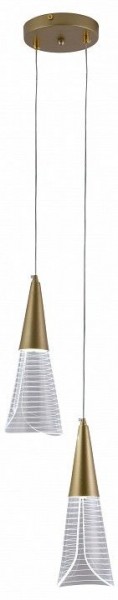 Подвесной светильник Natali Kovaltseva Triangle LED LAMPS 81117/2C в Лесном - lesnoy.ok-mebel.com | фото 3