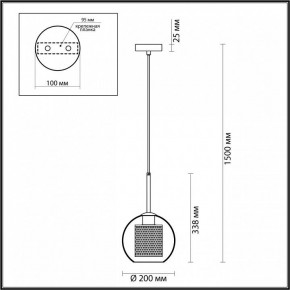 Подвесной светильник Odeon Light Clocky 4939/1 в Лесном - lesnoy.ok-mebel.com | фото 4