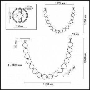 Подвесной светильник Odeon Light Jemstone 5085/64L в Лесном - lesnoy.ok-mebel.com | фото 7