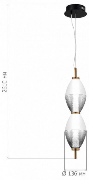Подвесной светильник ST-Luce Ice SL6130.403.15 в Лесном - lesnoy.ok-mebel.com | фото 4