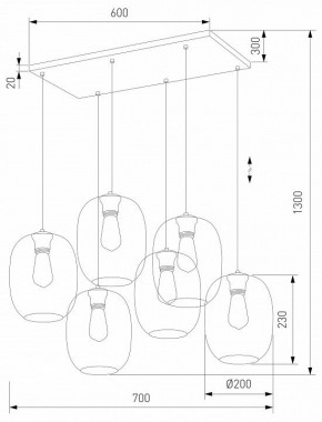 Подвесной светильник TK Lighting Elio 5974 Elio в Лесном - lesnoy.ok-mebel.com | фото 3