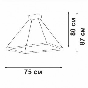 Подвесной светильник Vitaluce V2704 V2704-9/1S в Лесном - lesnoy.ok-mebel.com | фото 3