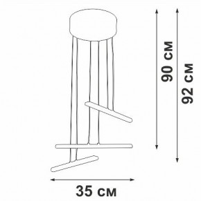 Подвесной светильник Vitaluce V3046 V3046-1/3S в Лесном - lesnoy.ok-mebel.com | фото 5