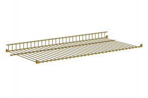 Полка сотовая L695 (золото) в Лесном - lesnoy.ok-mebel.com | фото