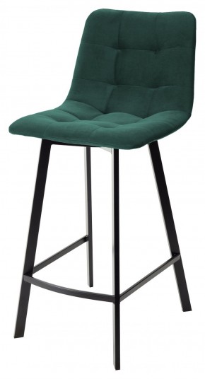 Полубарный стул CHILLI-QB SQUARE зеленый #19, велюр / черный каркас (H=66cm) М-City в Лесном - lesnoy.ok-mebel.com | фото