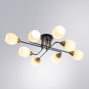 Потолочная люстра Arte Lamp Andrea A8141PL-8BK в Лесном - lesnoy.ok-mebel.com | фото 2