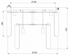 Потолочная люстра Eurosvet Claire 60170 золото в Лесном - lesnoy.ok-mebel.com | фото 5