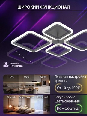 Потолочная люстра Natali Kovaltseva OPTI LED LAMPS 81108/2C в Лесном - lesnoy.ok-mebel.com | фото 6