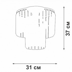 Потолочная люстра Vitaluce V5153 V5153-1/4PL в Лесном - lesnoy.ok-mebel.com | фото 4