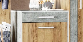 Прихожая Кензо (крафт/бетон) вешалка+шкаф в Лесном - lesnoy.ok-mebel.com | фото 5