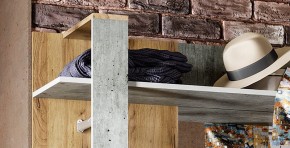 Прихожая Кензо (крафт/бетон) вешалка+шкаф в Лесном - lesnoy.ok-mebel.com | фото 6
