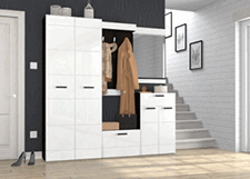 Прихожая Ненси Люкс в Лесном - lesnoy.ok-mebel.com | фото 1