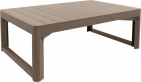 Раскладной стол Лион с регулируемой высотой столешницы (Lyon rattan table) капучино (h400/650) в Лесном - lesnoy.ok-mebel.com | фото 4