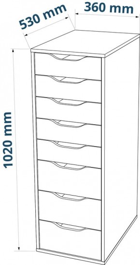 S01439 Ингар Д 132 стол письменный 132x58x76, белый в Лесном - lesnoy.ok-mebel.com | фото