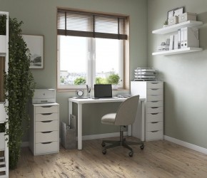 S01439 Ингар Д 132 стол письменный 132x58x76, белый в Лесном - lesnoy.ok-mebel.com | фото 2
