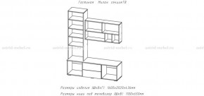 МИЛАН-1 Секция ТВ (ЦРК.МЛН.01 секция ТВ) в Лесном - lesnoy.ok-mebel.com | фото 2