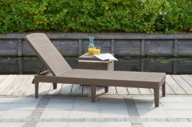 Шезлонг Джайпур (Jaipur Sun lounger) капучино в Лесном - lesnoy.ok-mebel.com | фото 2