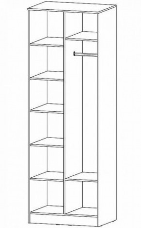 ГАММА Шкаф 2-х створчатый в Лесном - lesnoy.ok-mebel.com | фото 2