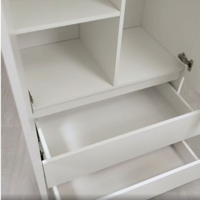 Шкаф 2-х створчатый Симпл ШК-03 (белый) в Лесном - lesnoy.ok-mebel.com | фото 6