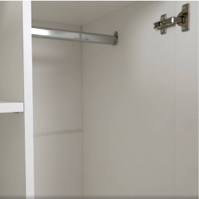 Шкаф 2-х створчатый Симпл ШК-03 (белый) в Лесном - lesnoy.ok-mebel.com | фото 9