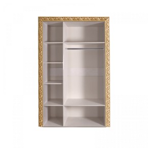 Шкаф 3-х дв.Тиффани Premium черная/золото (ТФШ1/3(П) в Лесном - lesnoy.ok-mebel.com | фото 2