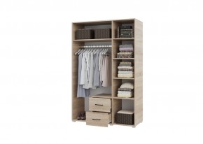 Шкаф 3-х створчатый с ящиками VICTOR (Сонома) в Лесном - lesnoy.ok-mebel.com | фото 2